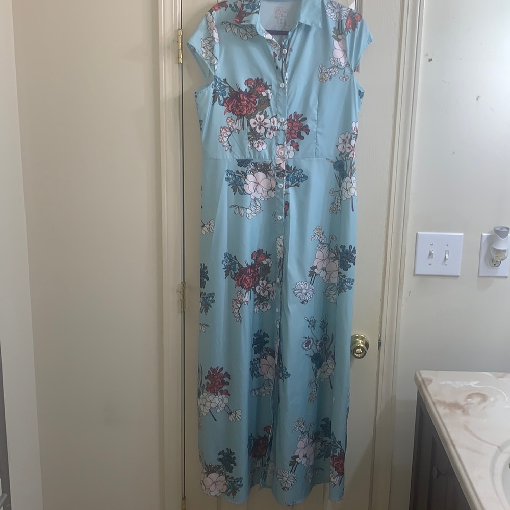 MISSLOOK Button down maxi dress